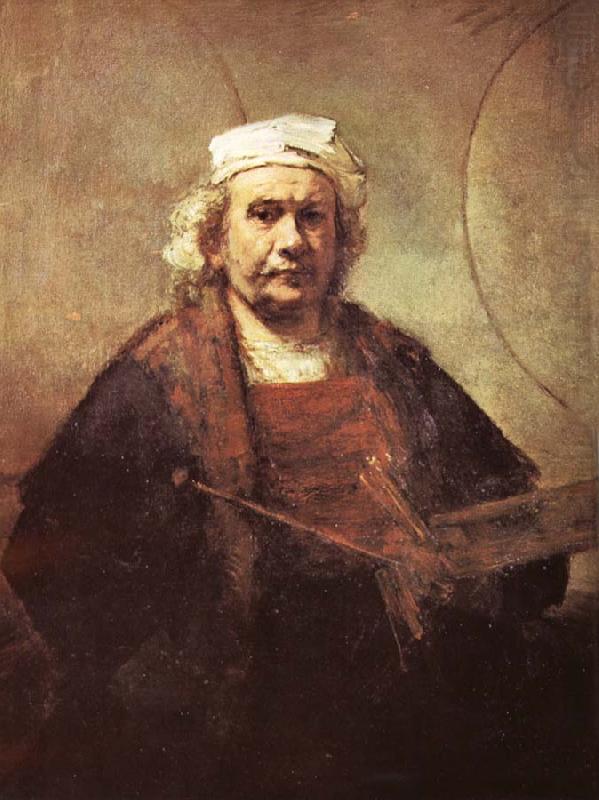 REMBRANDT Harmenszoon van Rijn Portrat of the artist china oil painting image